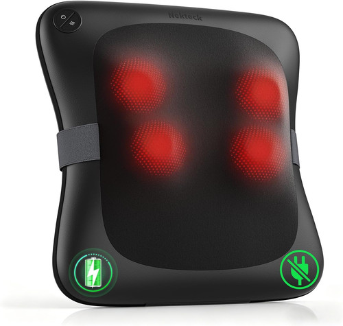 Cordless back massager with - cordless,