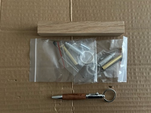 Woodturning keyring pen kits - woodturning,