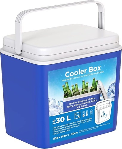 Large 30l cooler box - box, hot/cold