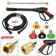 4000PSI High Pressure Washer Spray Gun Lance Hose Kit For Car Jet Lance M22-14mm