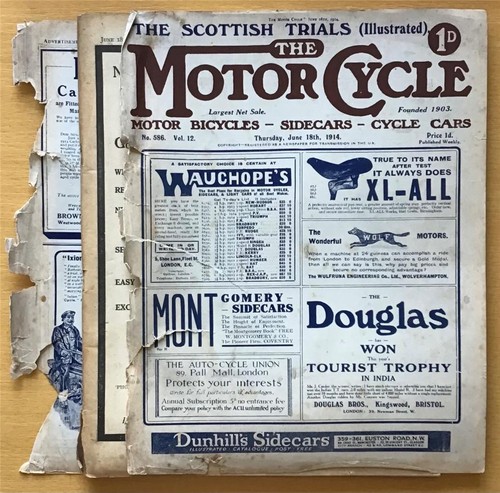 The motor cycle magazine - the,
