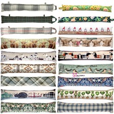 Luxurious Tapestry Door Window Draught Excluder Fabric Cushion Premium Quality