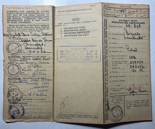 Original log book - book, for