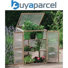 Gardman Garden Wooden Greenhouse Cloche Plant Growhouse Polycarbonate 08896