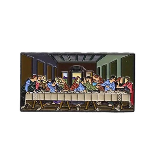 Last supper enamel pin - supper, badge
