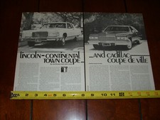 1975 CADILLAC DEVILLE  vs. 1975 LINCOLN CONTINENTAL ORIGINAL ARTICLE