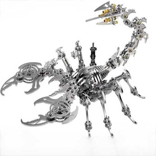 Silver cyber scorpion metal - cyber,