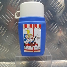 Vintage 1980s Fairground Carousel Roughneck 0.23L Thermos Flask (SS)