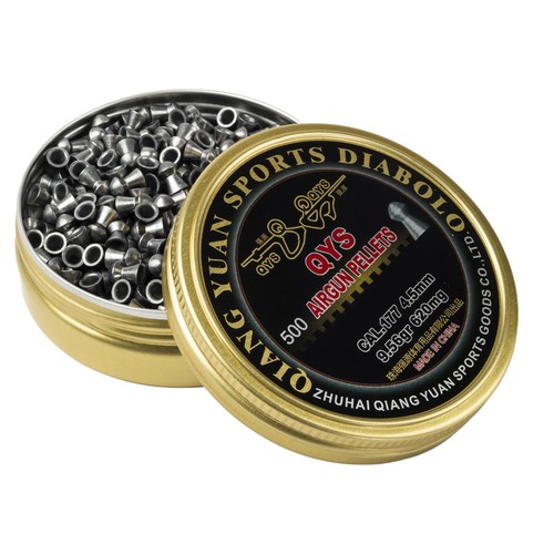 Qys 177 airgun - pellets, domed