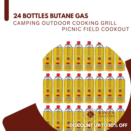 24x butane gas - 24x, bottles