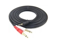 3.5MM TO DUAL R/L INSTRUMENT CABLE LEAD FOR ROLAND FR-1X V-ACCORDION