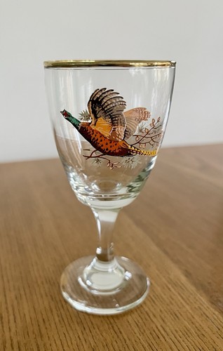 Vintage retro pheasant - pheasant, sherry