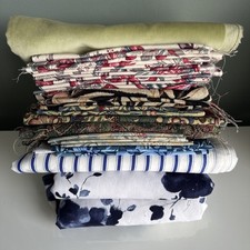 Large Bundle Of Fabric Pieces