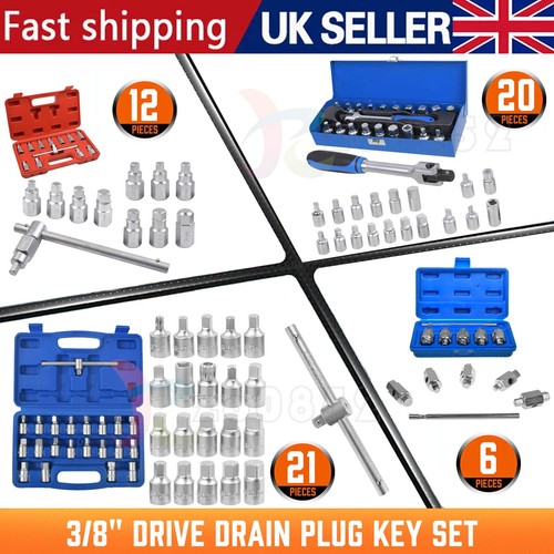 Oil drain sump plug key - oil,