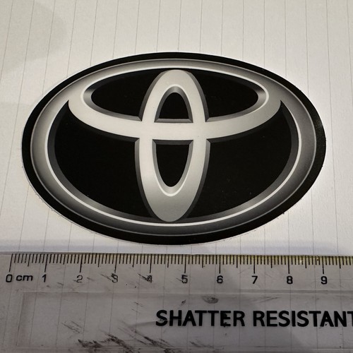 Toyota logo sticker - toyota, 95x65mm