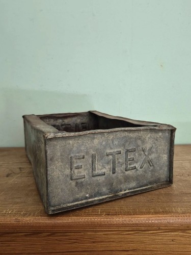 Vintage galvanised eltex metal - galvanised,