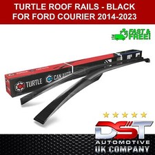 BLACK ROOF RACK RAILS FOR FORD