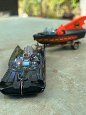 Corgi Toys Gift Set Batmobile 267 and Batboat c1967 Vgc