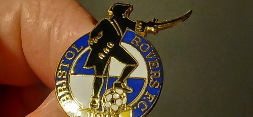 New bristol rovers crest pin - rovers,