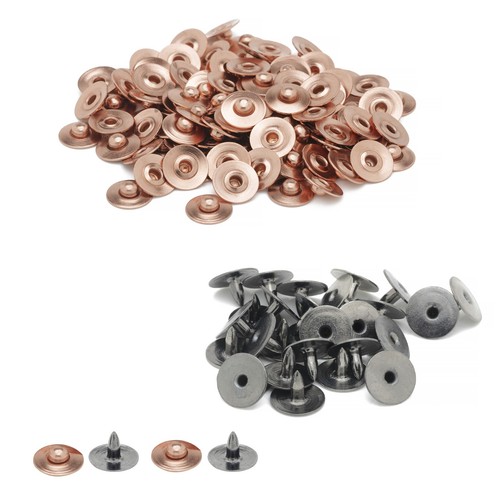 7mm brass rivets for jeans - 7mm,