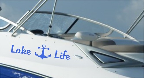 Lake life anchor - lake, window