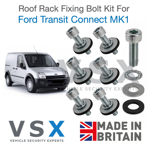 Roof rack fitting bolt kit - kit, for