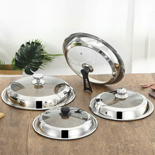 Large Iron Wok Lid Stainless
