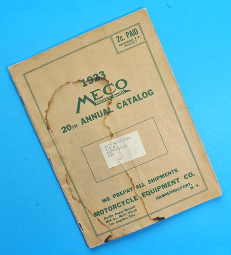 Original 1923 meco motorcycle - 1923,