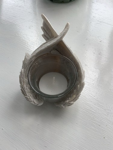 Angel wings tea - angel, candle