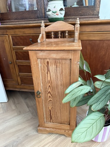 Vintage victorian pine pot - victorian,