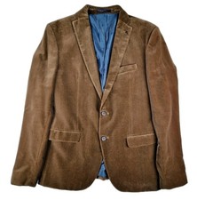 Zara Man Large Brown Velvet