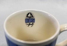Super Rare  Eric Ravilious for Wedgwood  Blue Alphabet Mug Circa 1937