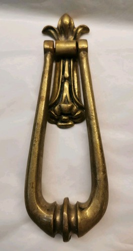Vintage solid brass floral - solid, art