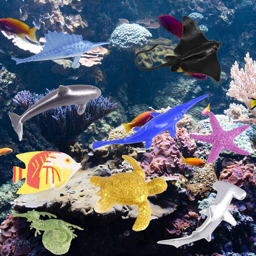 Pcs mini sea animal - pcs,