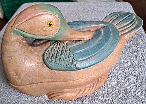 Vintage hand carved wooden - hand,