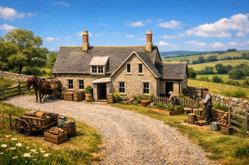 Tt120 gauge country house - country, house/farm