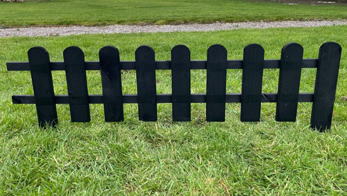 Picket fence border - fence,