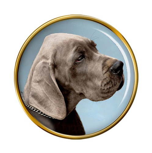 Weimaraner dog lapel - pin, badge