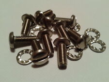 SUNBEAM ALPINE (TIGER) BONNET CATCH PLATE STAINLESS STEEL SCREWS SET OF 8