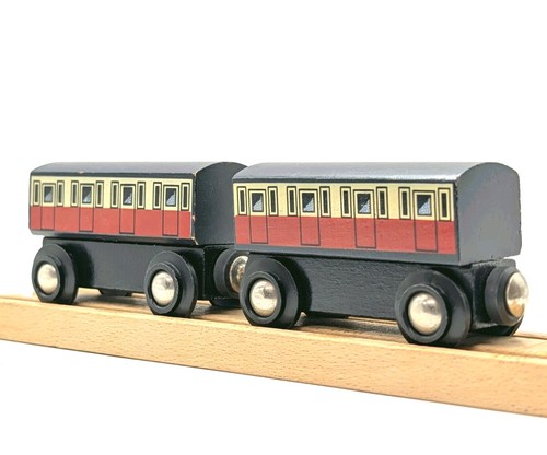 Brio wooden railway train - railway,