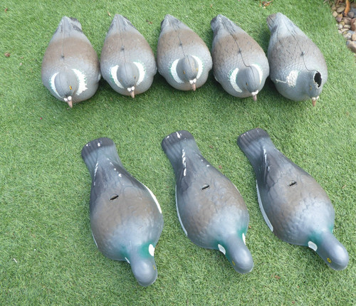 Vintage plastic pigeon decoys - vintage,