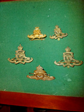 5 x Royal Artillery Ubique Quo Fas Et Gloria Ducunt Insigina Cap Badge 