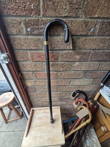 Vintage restored dark wooden