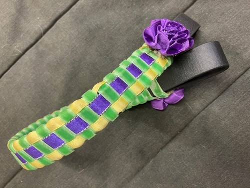 Velvet bridle show browband