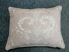 Laura Ashley Josette pale lilac embroidered cushion - Excellent Condition 