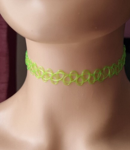 Tattoo choker stretch black - tattoo,