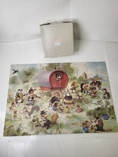 Mary Wainman Puzzles Romany Caravan Dymock England Wood 40 Pieces w Box Rare