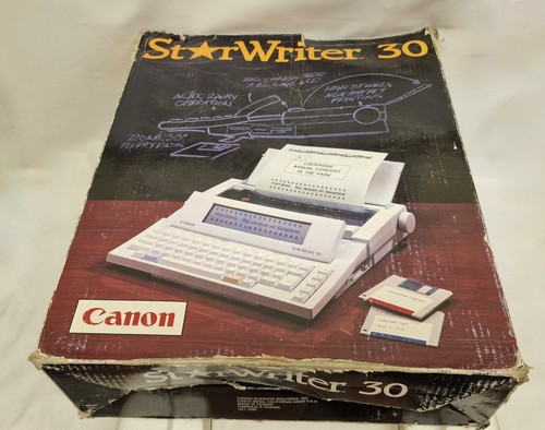Canon starwriter electric - canon, 30