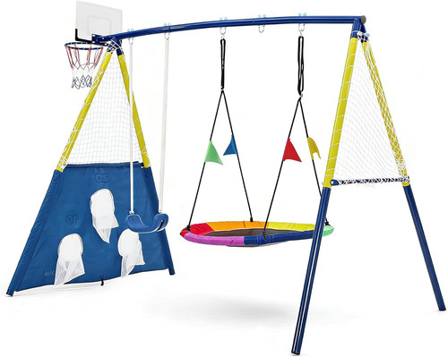 Kids garden swing set - kids,