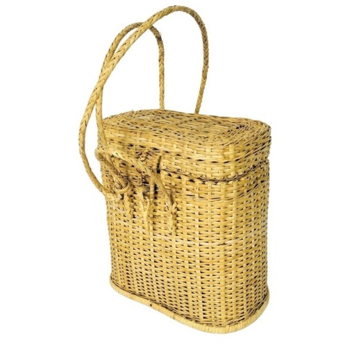 Vintage wicker rattan woven - vintage,
